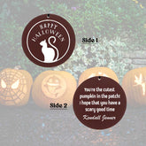 Spooky Halloween wind chime with witch silhouette charm